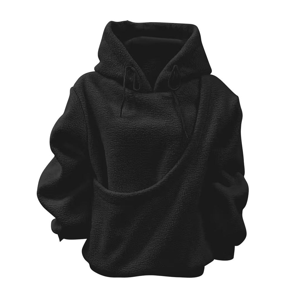 Bärbar djurbärare-hoodie för mysiga kramar