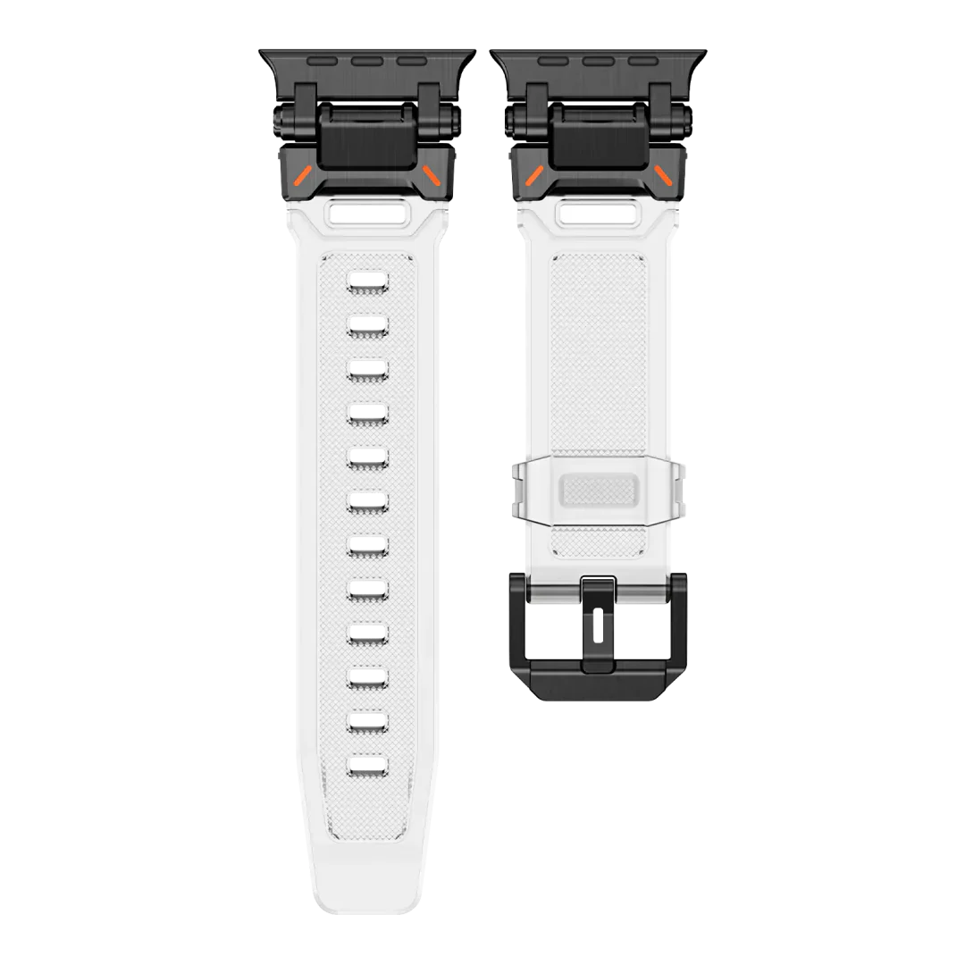 Új titán fém fej szilikon szíj Apple Watch-hoz
