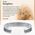 Für meine Tochter Stolz auf dich Liebe Papa Armband von Papa