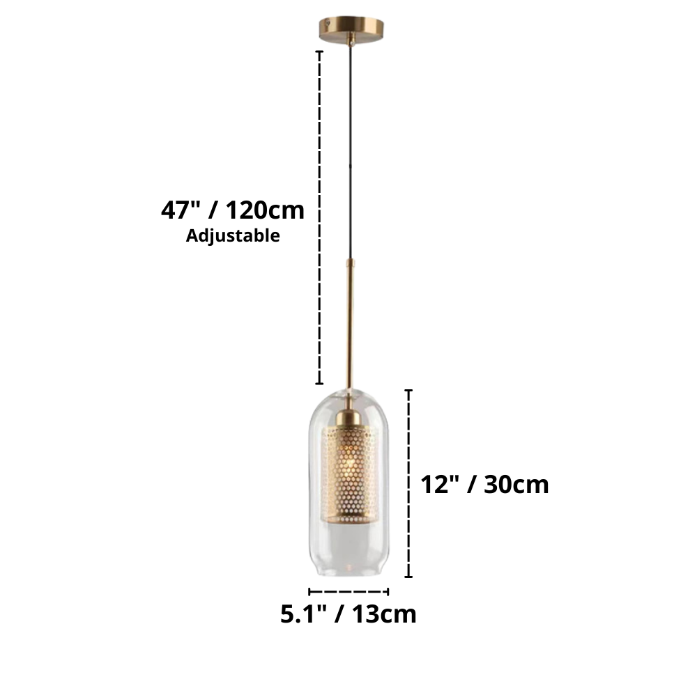 Salena - Lampu Gantung Kaca