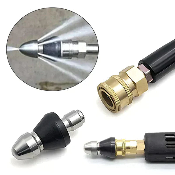 Stainless Steel High-Pressure Sewer Cleaning Nozzle