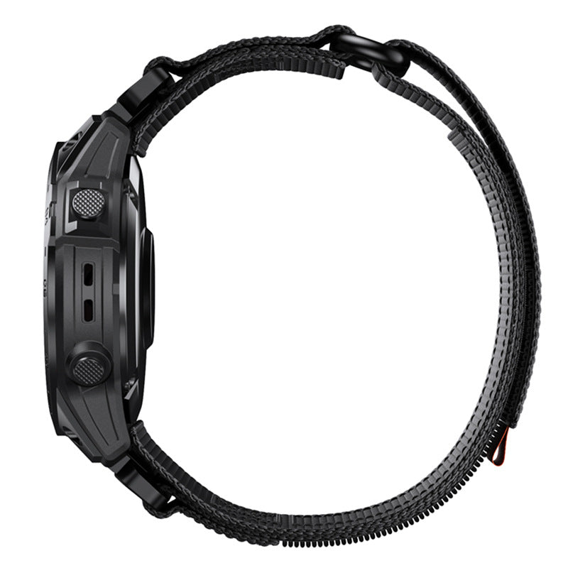 Correa de reloj táctica de nailon adecuada para Garmin Tactix Fenix 8 7 7X 6 6X