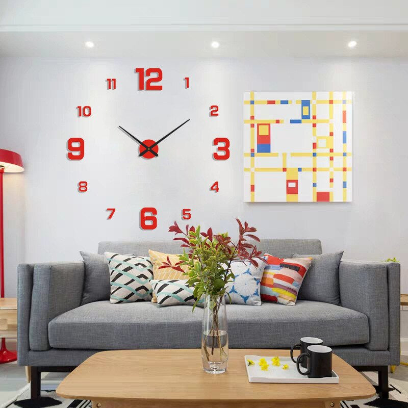 Orologio da Parete AuroraCraft con Stile Arte Contemporanea
