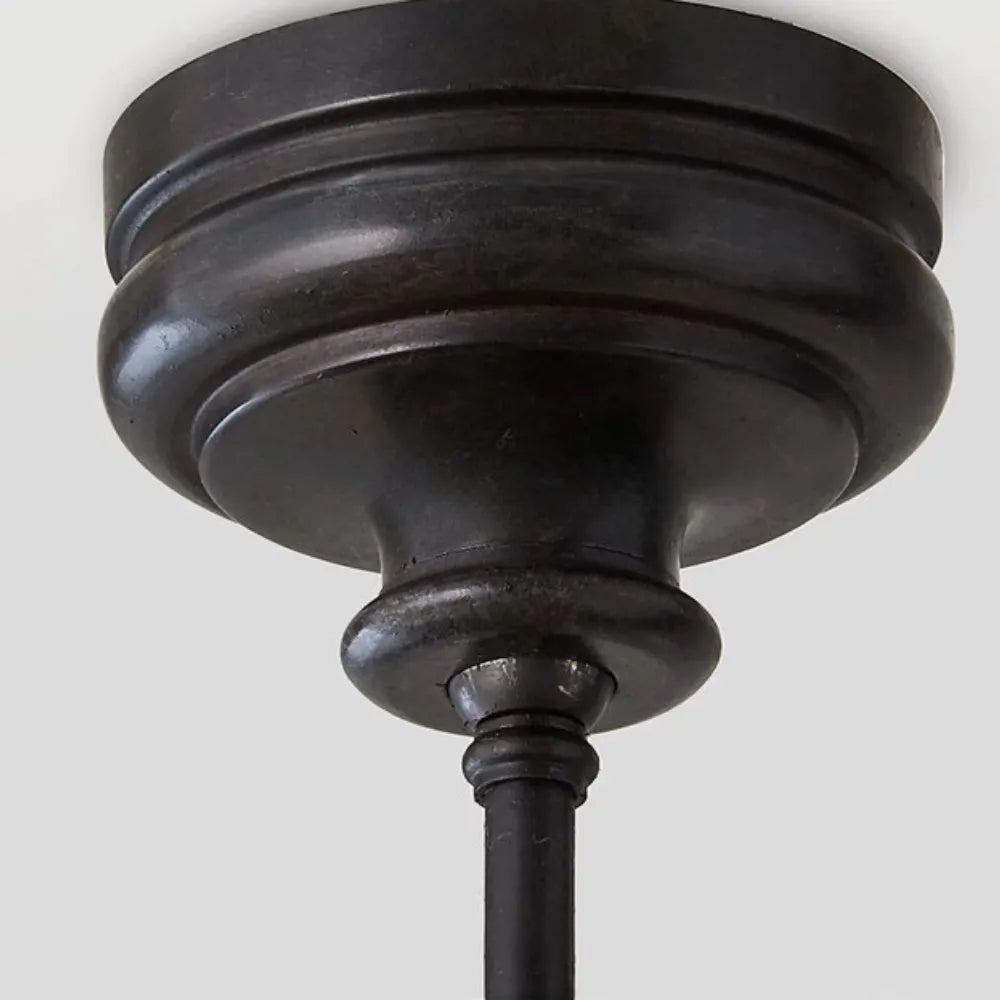 Silva Vintage Retro Metal Chandelier, Elegant Ceiling Pendant
