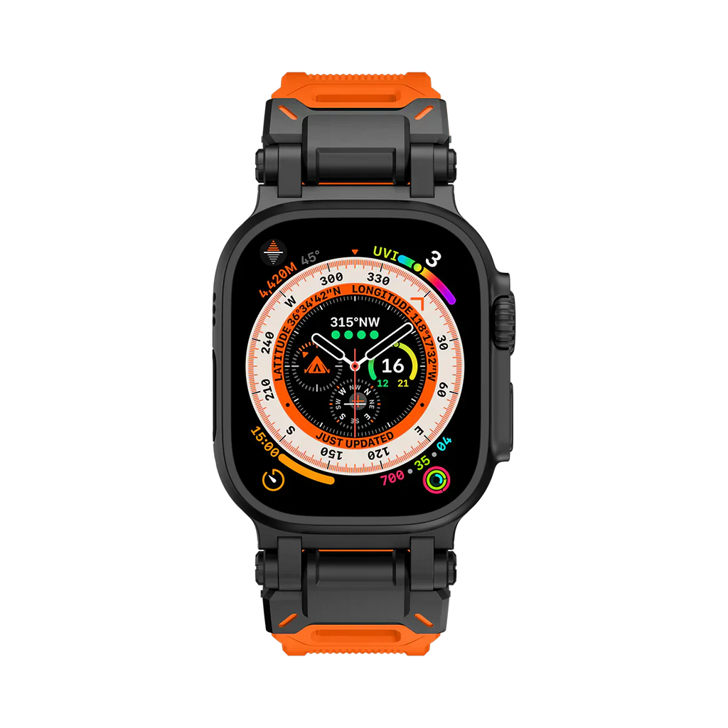 Új titán fém fej szilikon szíj Apple Watch-hoz