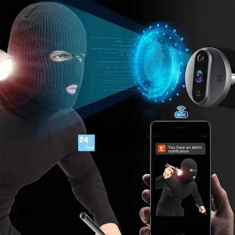 سيكو فيو - عدسة باب رقمية ذكية مع كاميرا