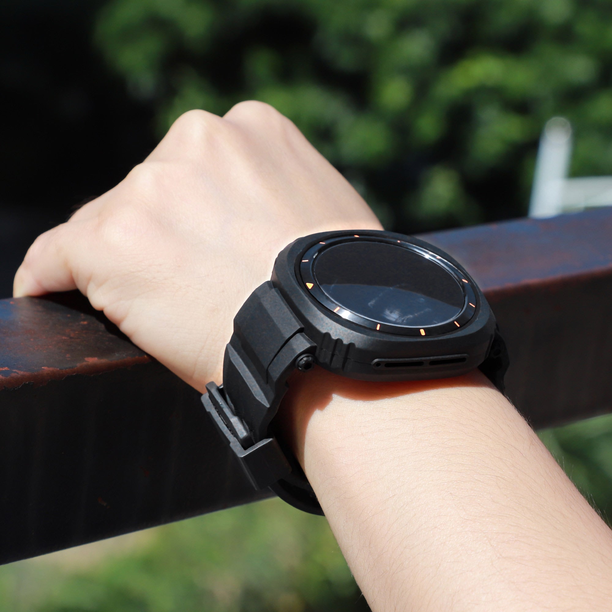 Urheilullinen TPU-ranneke + kotelo Samsung Galaxy Watch Ultra 47 mm:lle