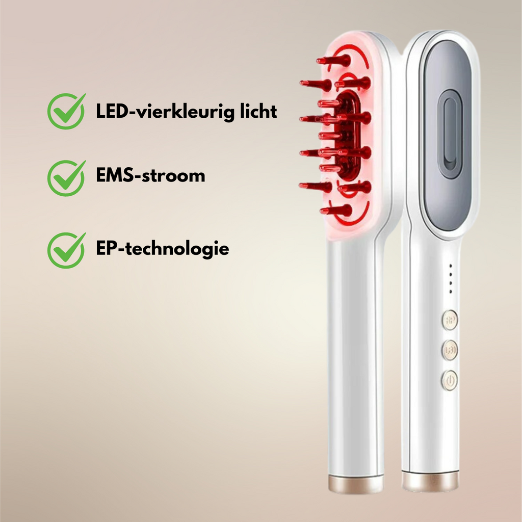 RadiantRoots | Scopri capelli più folti con il pettine per la crescita dei capelli a LED