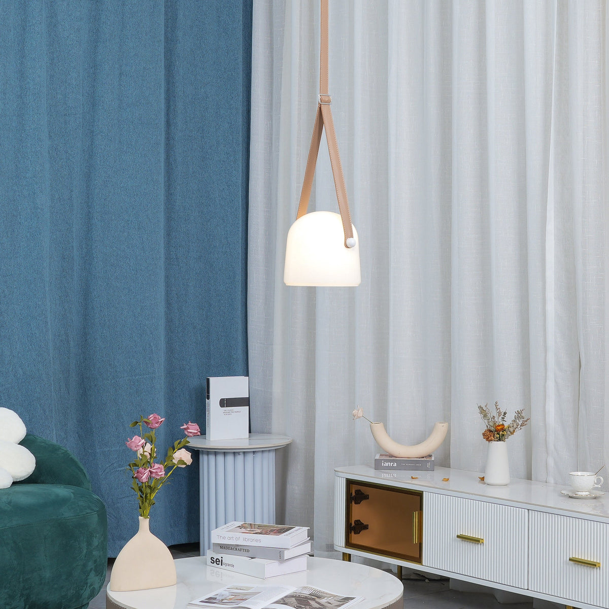 Candeeiro suspenso Penumbra — LED tubular