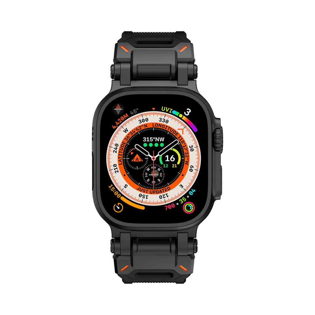Új titán fém fej szilikon szíj Apple Watch-hoz