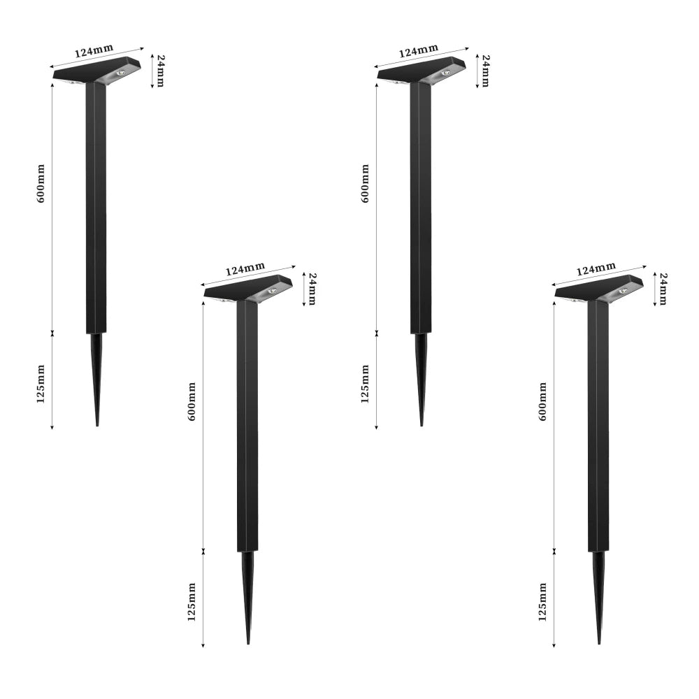 Waterproof Solar LED Landscape Path Lights For Outdoor Garden