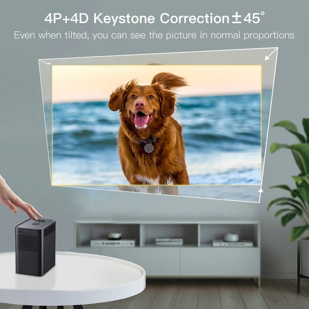 LumaNova WiFi 4K Inteligentny Przenośny Projektor Edycja Pro
