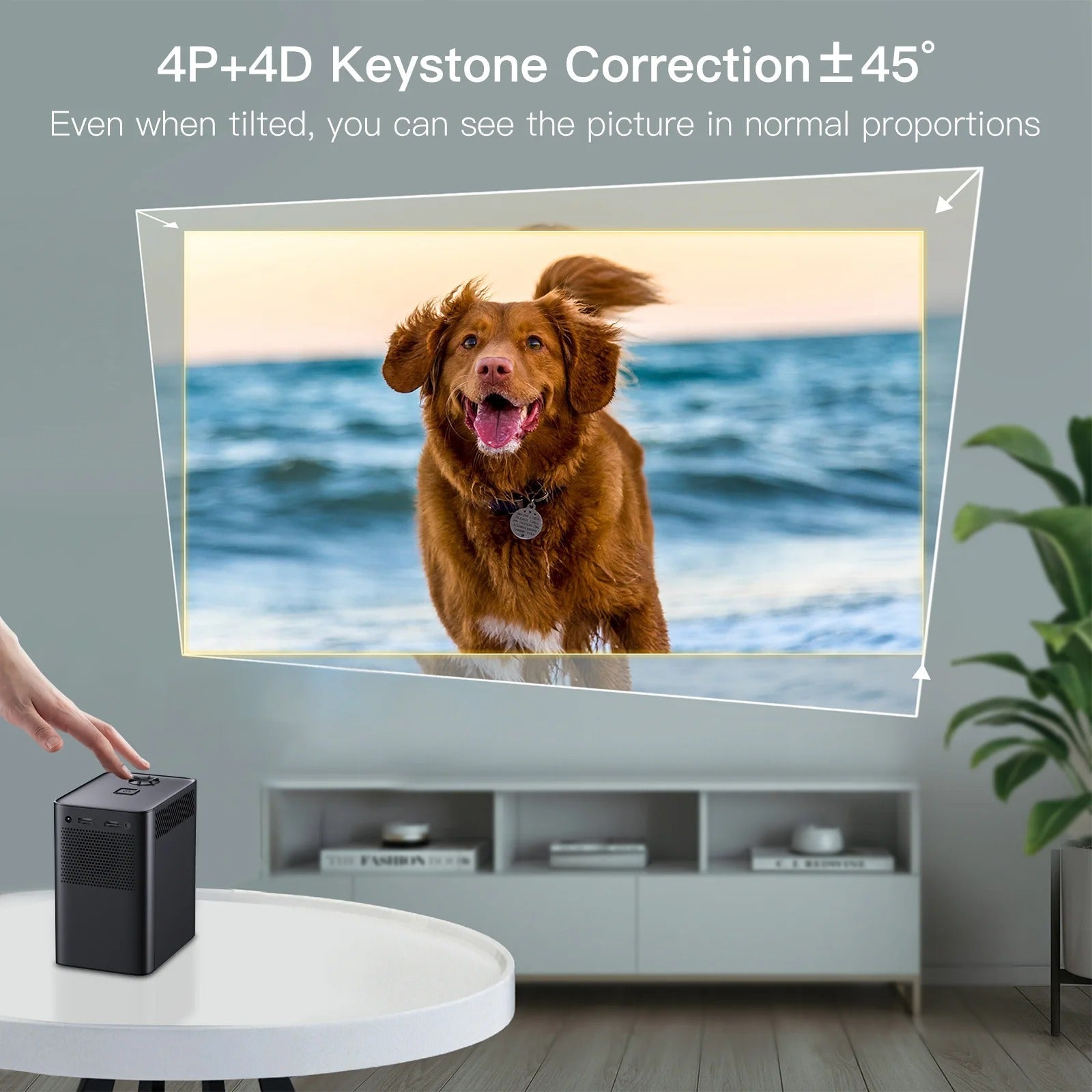 LumaNova WiFi 4K Inteligentny Przenośny Projektor Edycja Pro