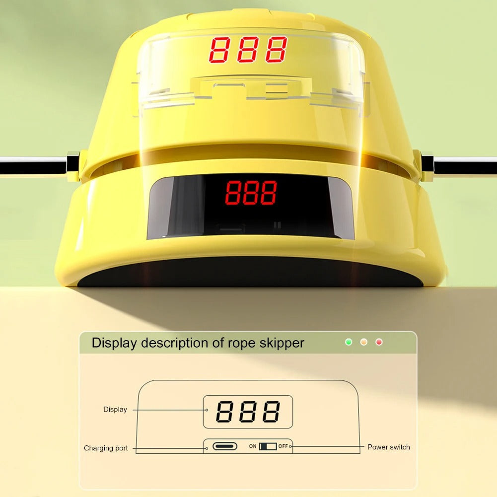 PulsePro Elektronisch Springtouw Met Afstandsbediening En Digitale Teller Voor Kinderen En Volwassenen
