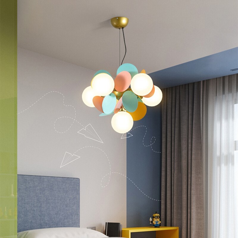 ModernBrilliance - Lampe suspendue à DEL en verre acrylique