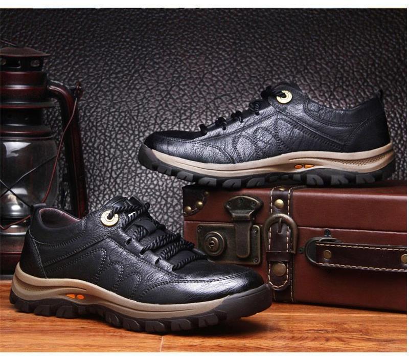 Momentum Heren Orthopedische Leren Schoenen - Ondersteunend Comfort
