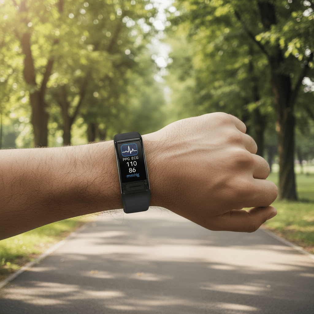 Braccialetto fitness e per la salute PulseTrack One con monitoraggio della frequenza cardiaca