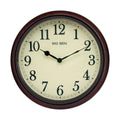 TimelessWood - Reloj de Pared Clásico en Marrón