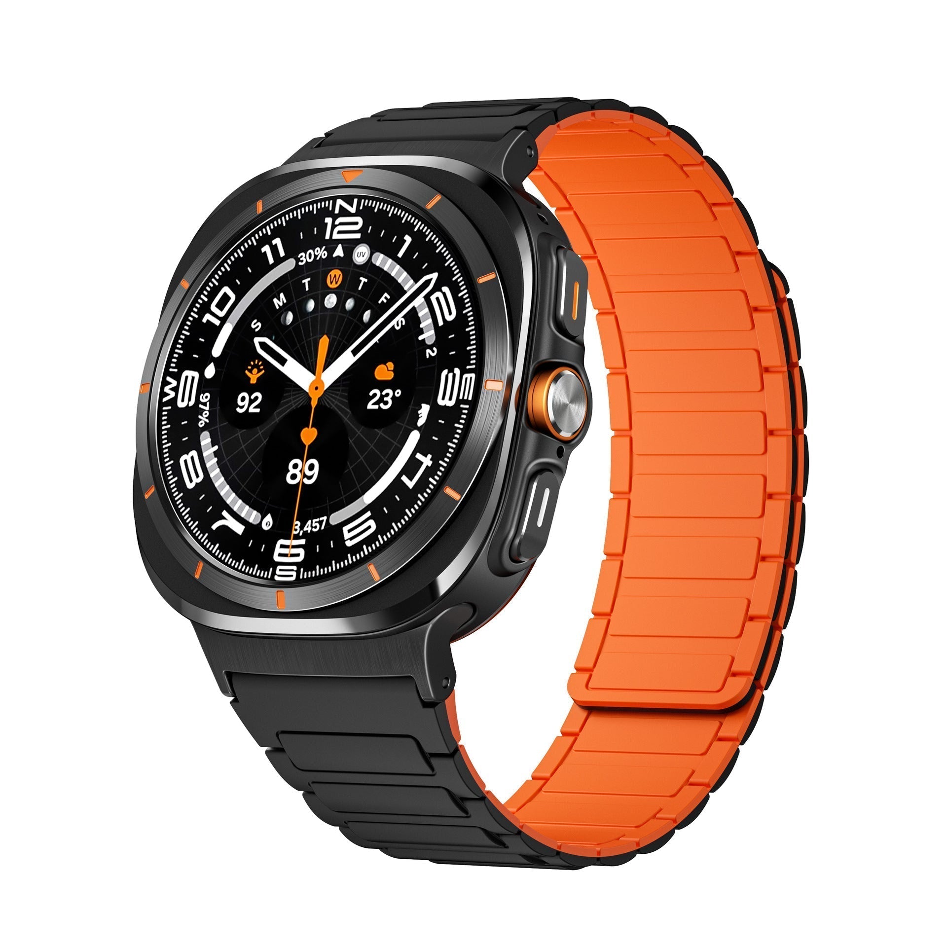 Sports silikon magnetisk rem for Samsung Watch 7 Ultra