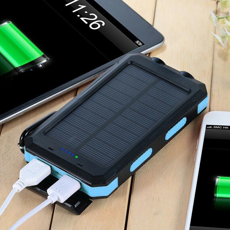 Waterproof Solar Charger External Power Bank 500000mAh