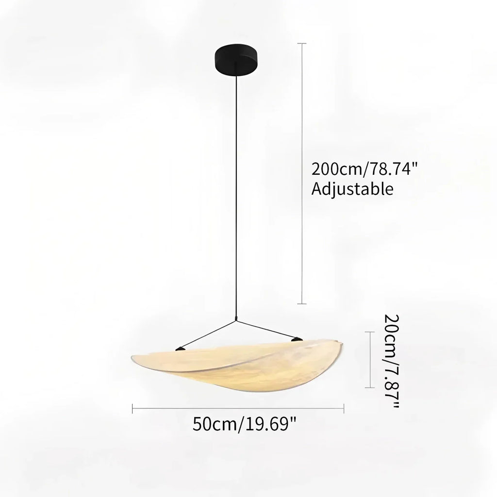 Lampu Gantung Sutera Bentuk Awan Seni Zen untuk Ruang Tamu - Orntli