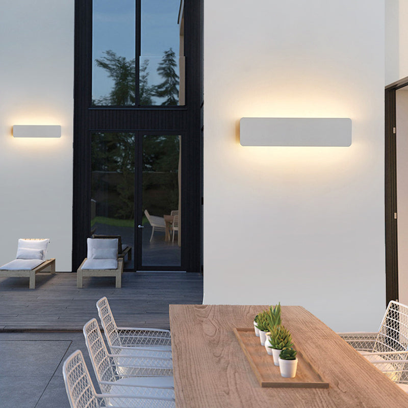 Arisha Rotatable LED Wall Lamp — White Metal Indoor Light