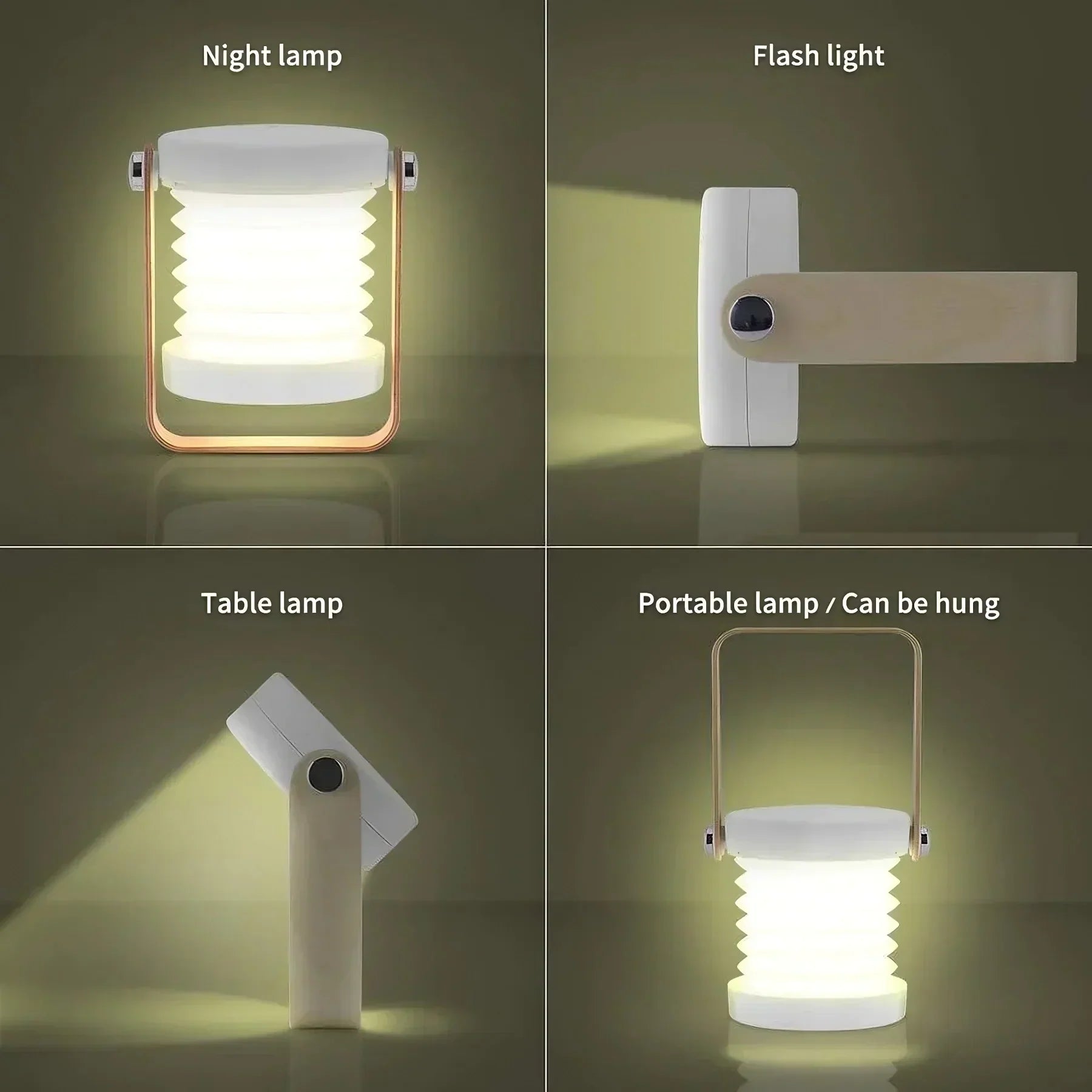 فانوس LED قابل للطي 4 في 1™