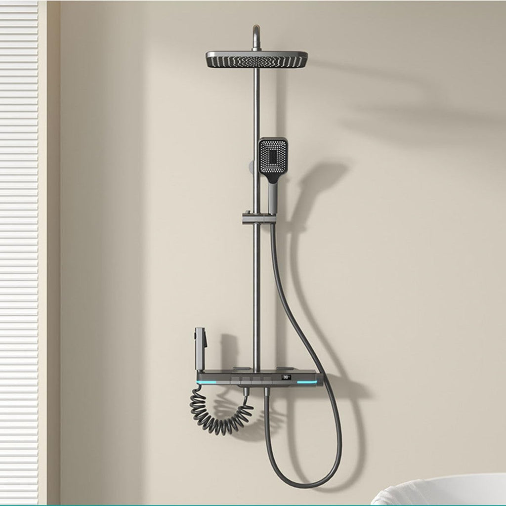 Thermostatisch digitaal display douchesysteem