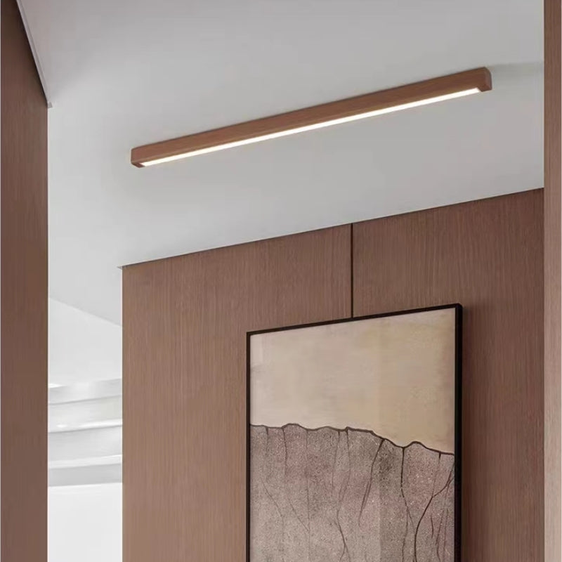 Arisha Linear Slim Wood Ceiling Light