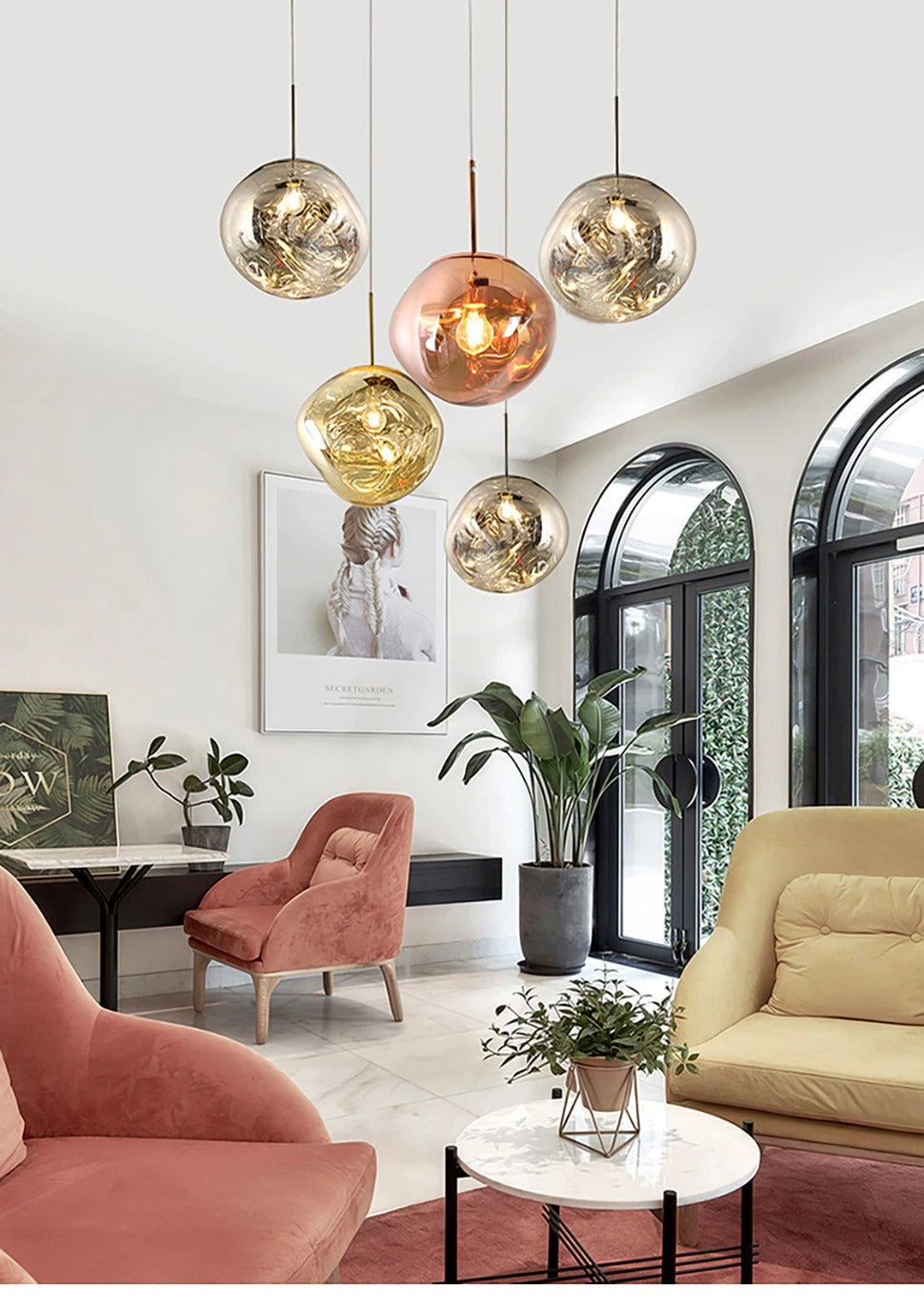 HomeLuxe – Lampă suspendată cu LED pentru casă