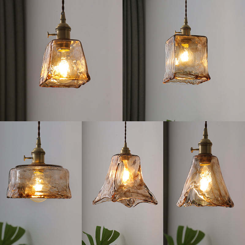 Aurello | Retro LED viseća lampa u zlatnom metalu | Orntli