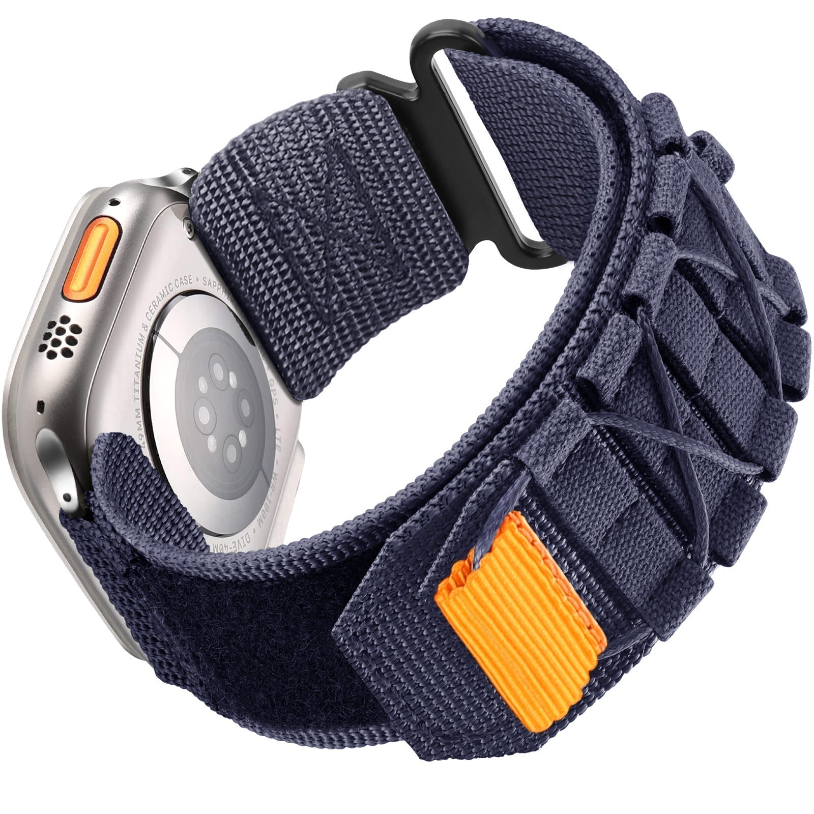 Taktiskt nylonband för Apple Watch