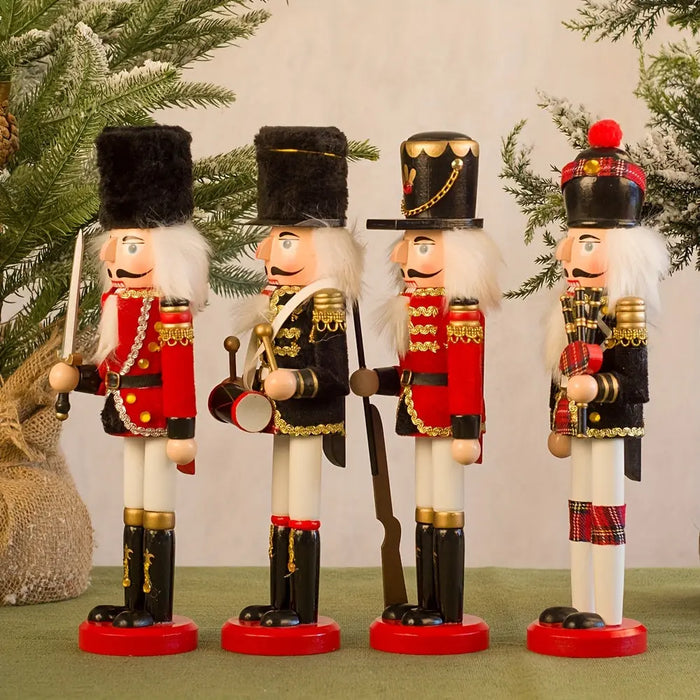 Vinterglans Tre Nøtteknekker Soldatfigur for Tidløs Juleglede