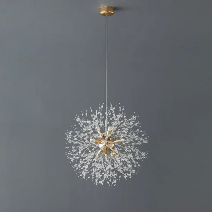 Starblossom - Candeeiro pendente LED de cristal para uma elegância celestial