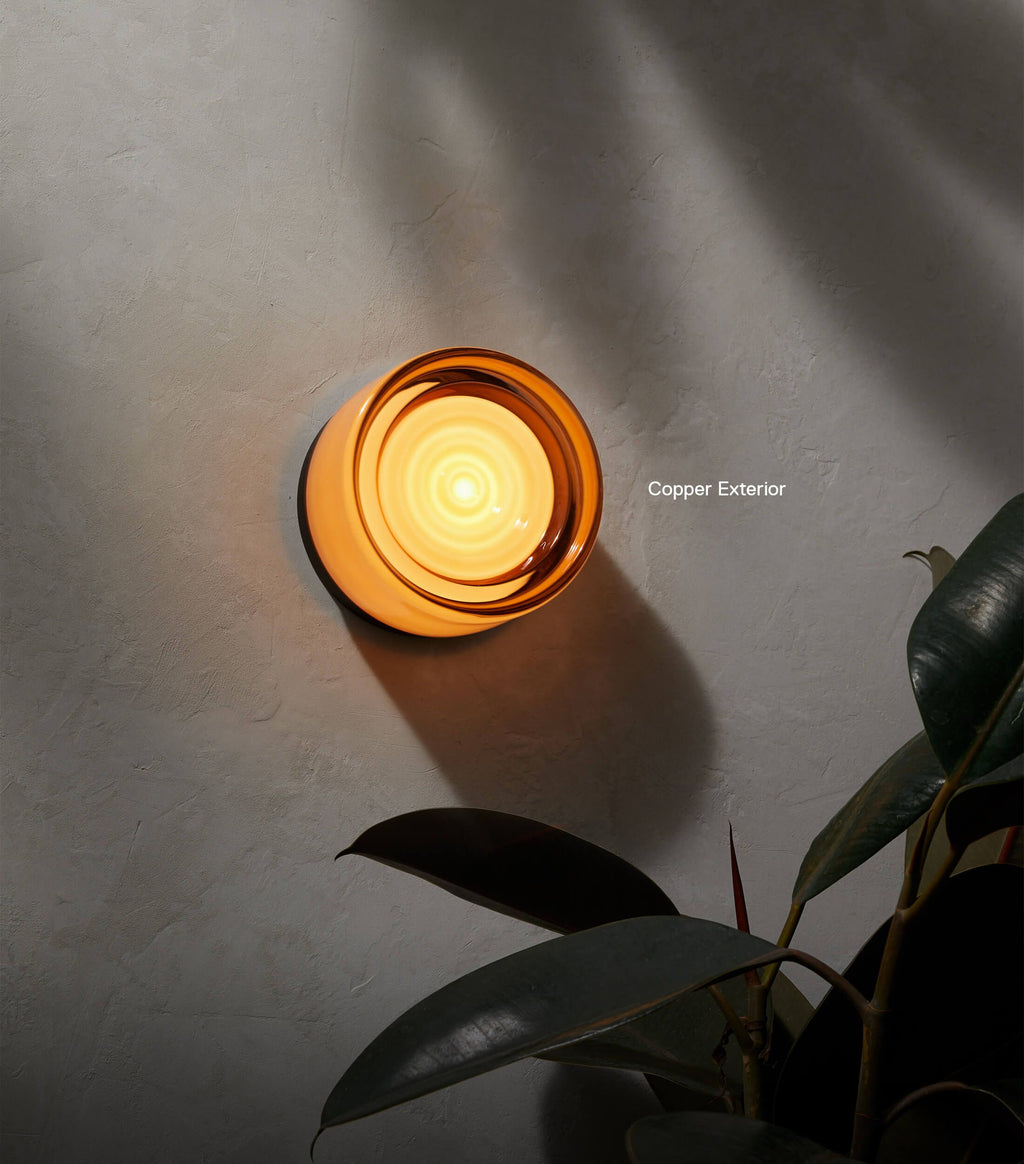 NovaRipple Utomhus Vägglampa Härdat Glas IP65 Klassad