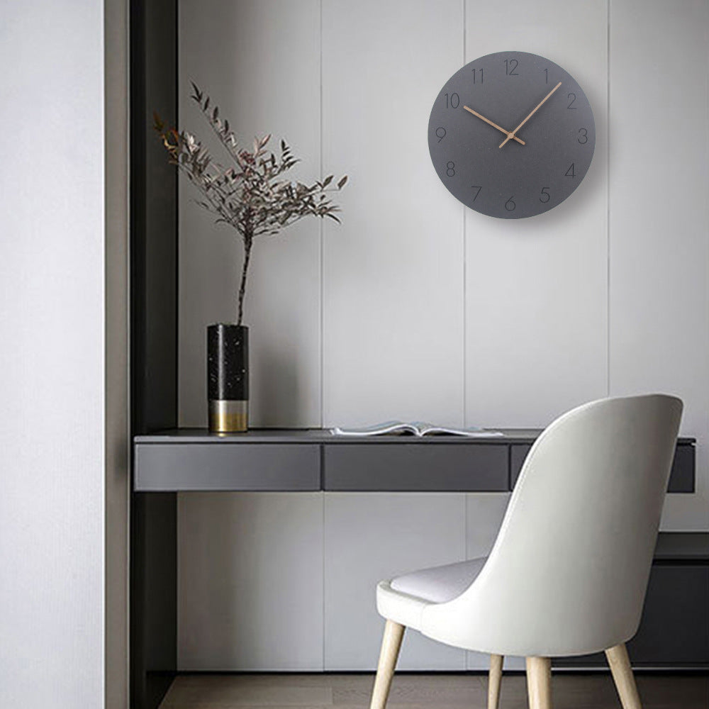 Fjordis Wall Clock Minimalist Silent 29 cm Nordic Design