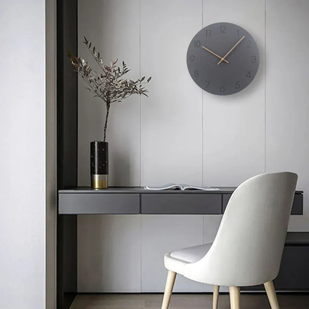 Lorien Nordic Minimalist Wall Clock Silent 29 Cm Diameter