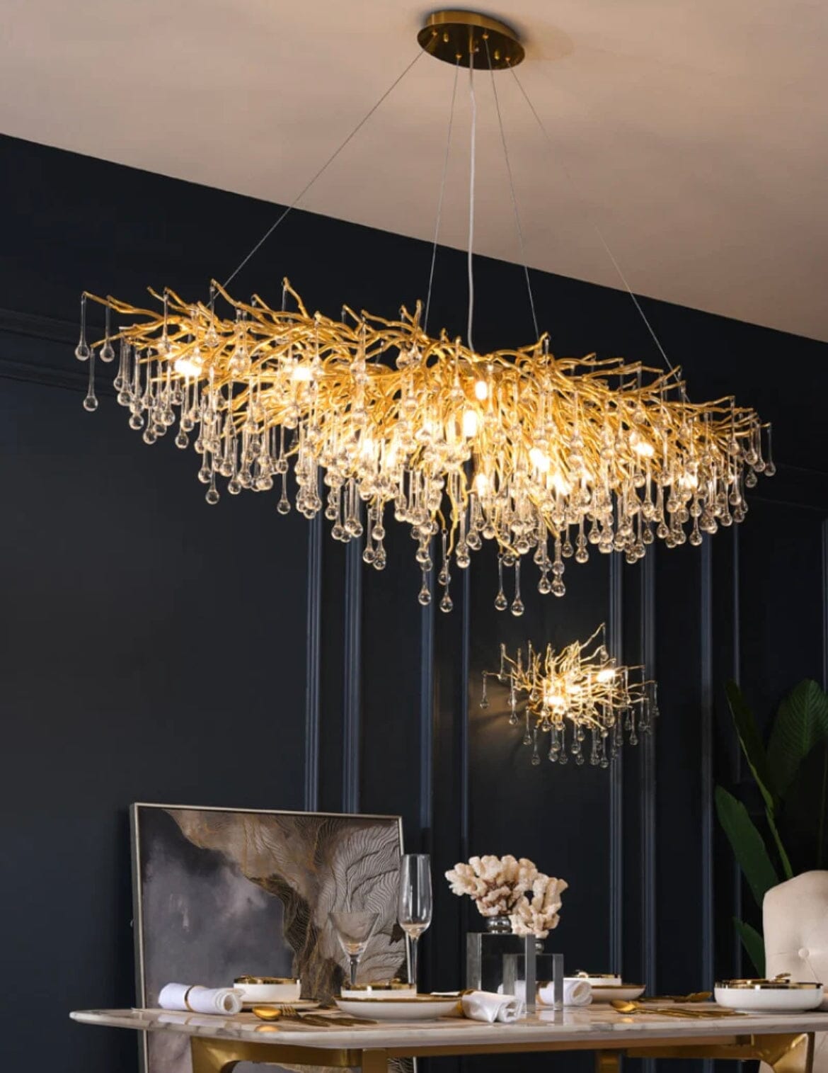Lustre personnalisable Goutte d'eau