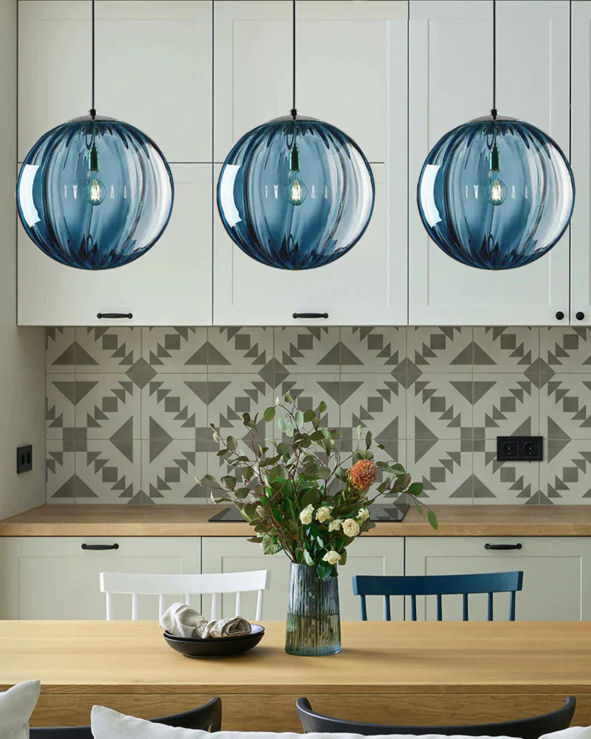 Luminara jantarové skleněné stropní závěsné svítidlo | Orntli