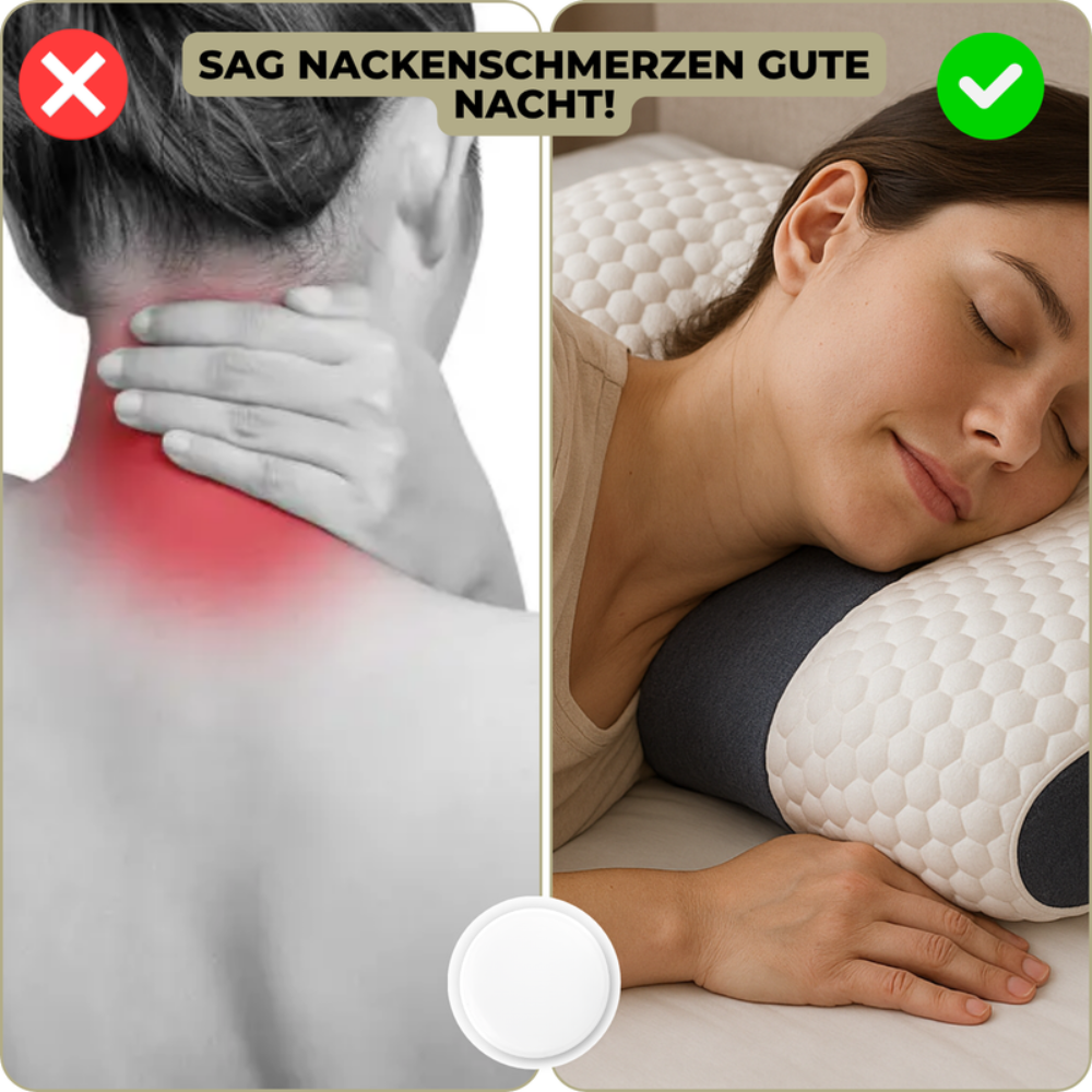 Ergonomik Uyku Desteği için Ortopedik Boyun Yastığı