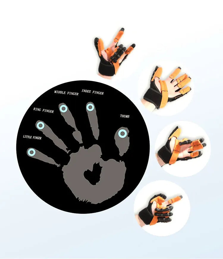 Gants robotisés avancés de rééducation - Appareil d'exercice des doigts pour patients victimes d'AVC