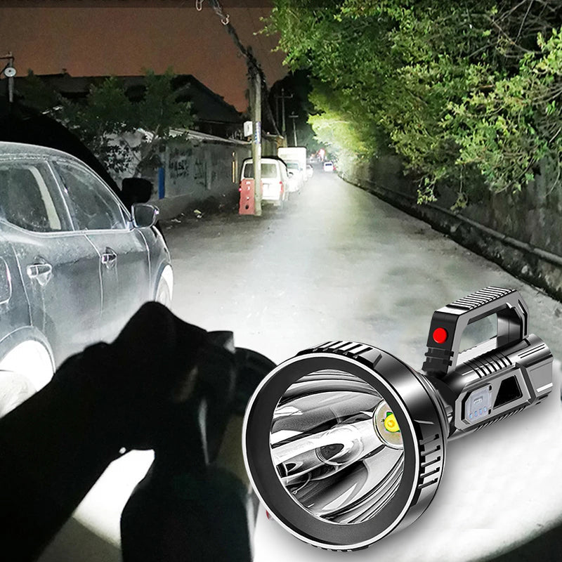 LumenPro Torcia Portatile Ricaricabile a Faretto