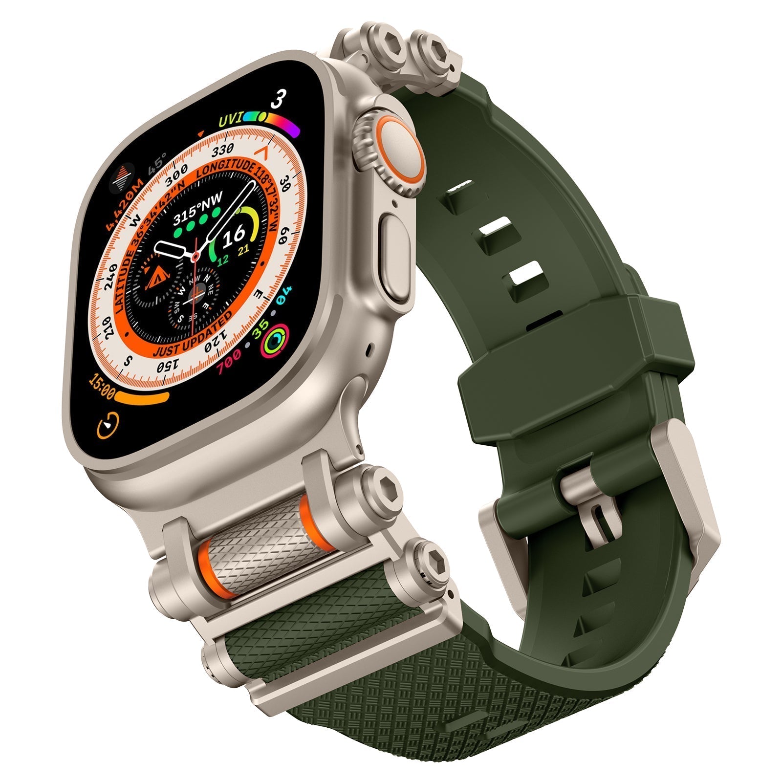FKM gummirem Wheel of Fortune-rem for Apple Watch