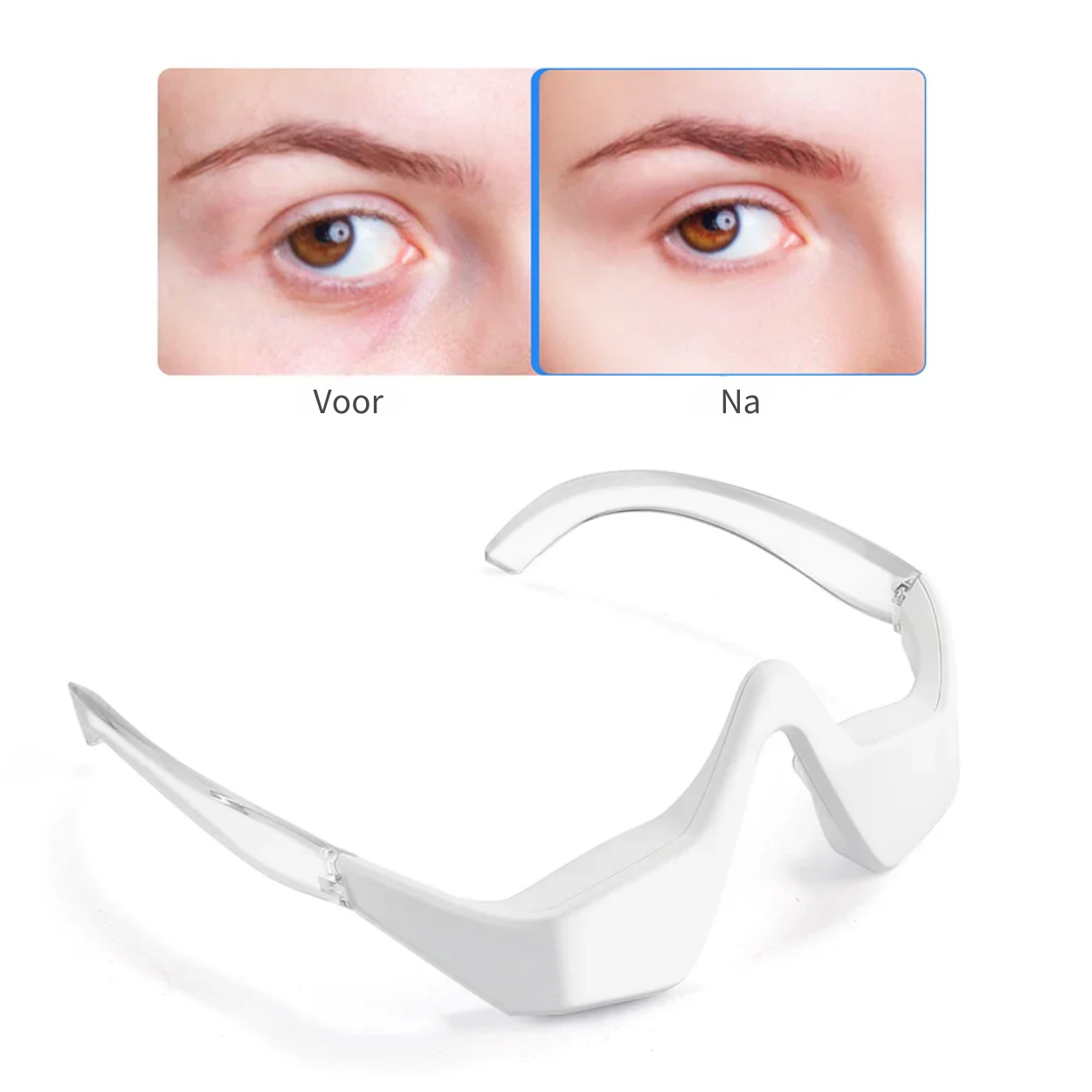 Lunettes de luminothérapie rouge - Réduit les cernes et rajeunit !