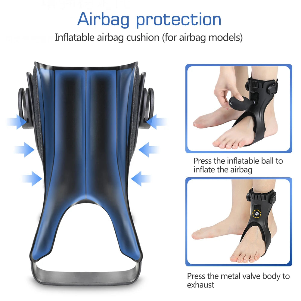 Attelle AFO pour pied tombant, orthèse de soutien pour cheville et pied