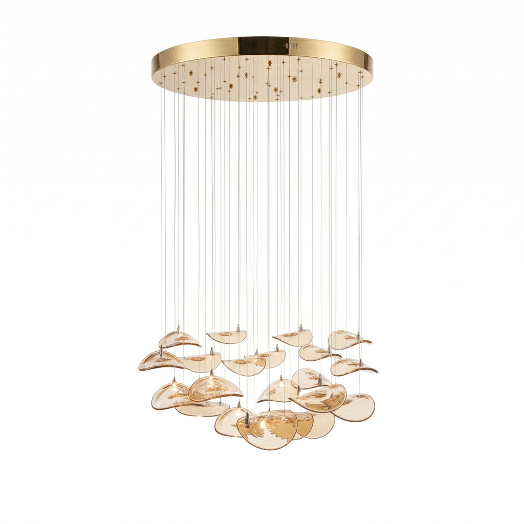 Wave Floating Leaf Chandelier - Vakkerlight