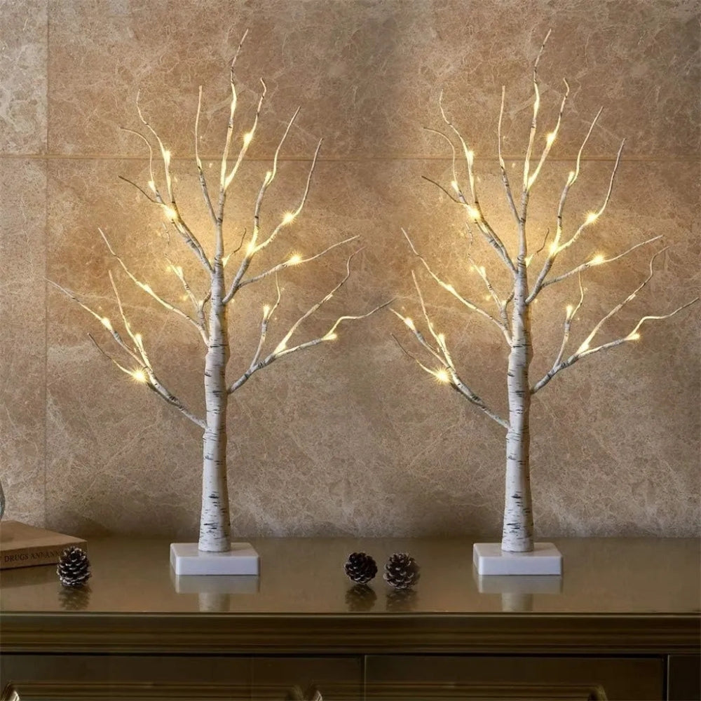 Decorazione Albero di Betulla Incantata Illuminata