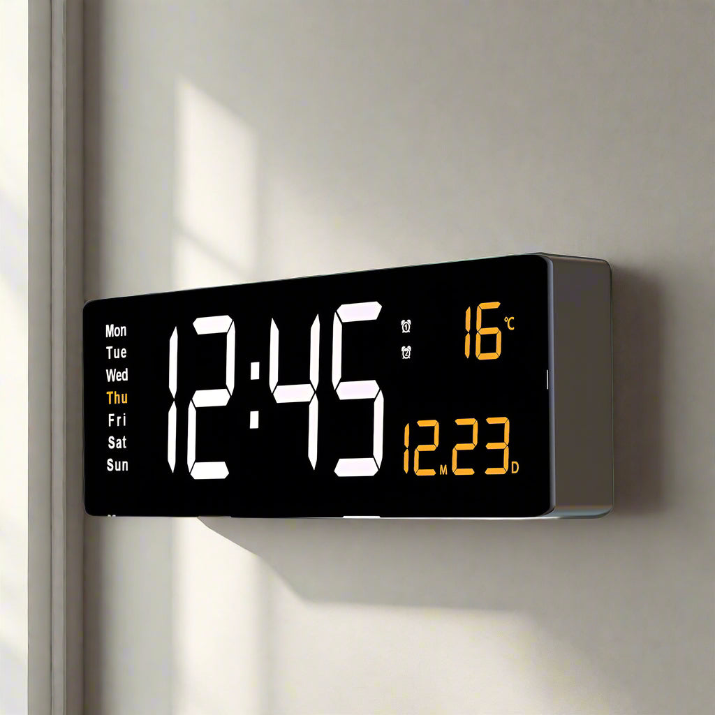 Colorful Acrylic Digital Clock - Bring color to your interior!