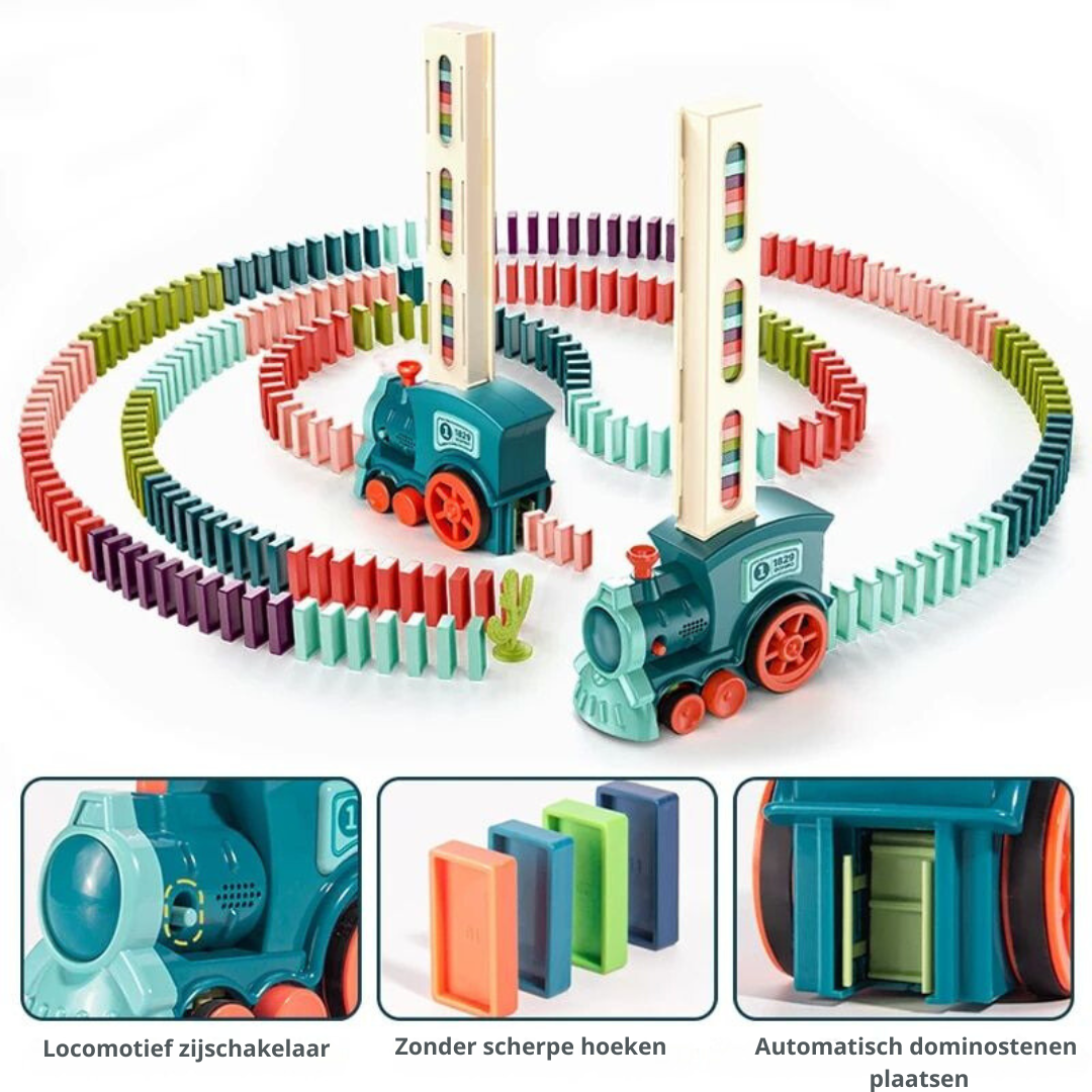 Montessori Domino vlak | Domino kameny pro děti