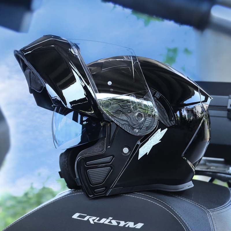 双面镜片模块化翻盖头盔，具备DOT和ECE认证